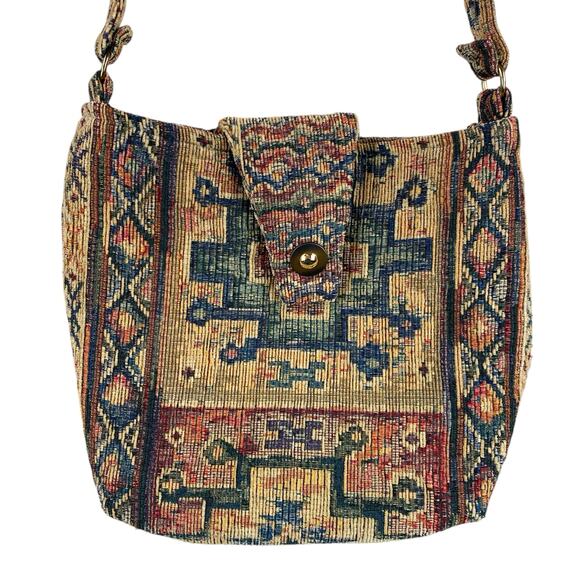 Orvis Handbags - Vintage Orvis Tapestry Purse Bag Crossbody USA Made Boho